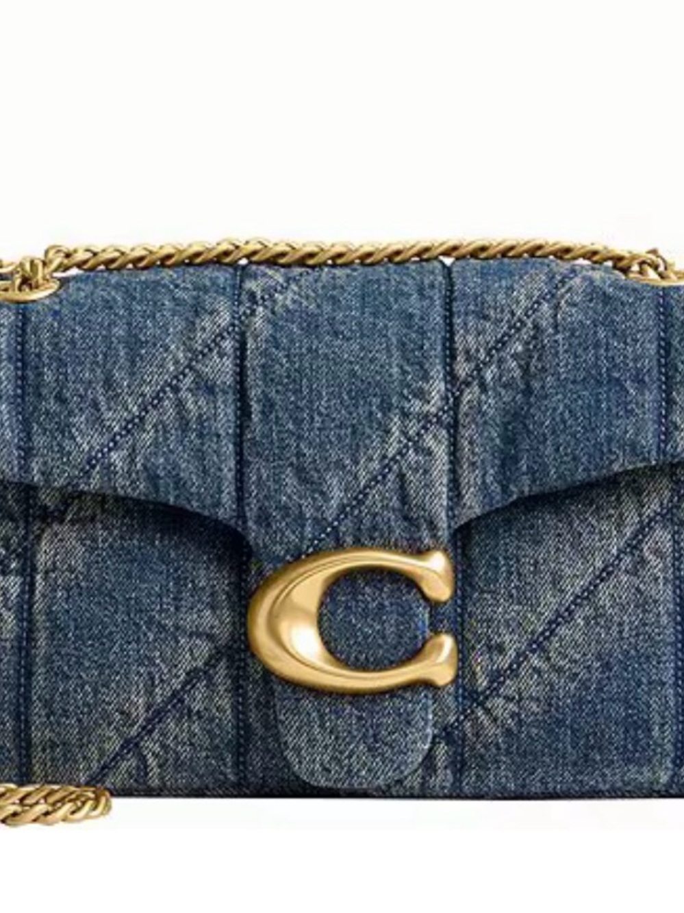 Coach Quilted Loved Denim Tabby 26